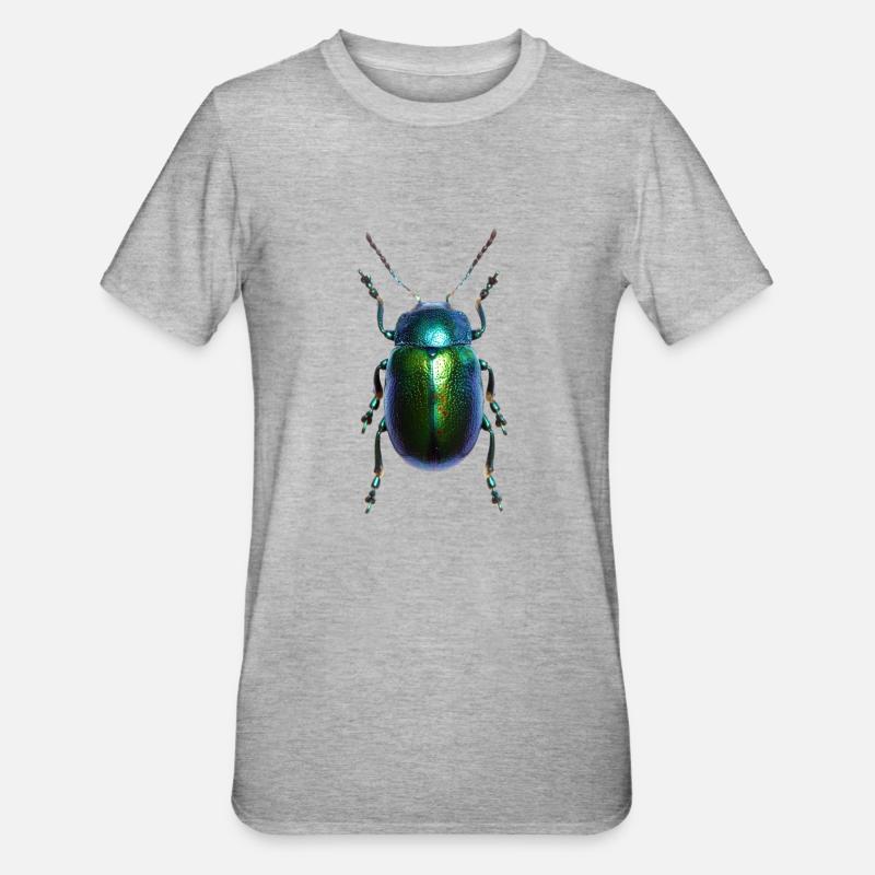 Schild-Programmfehler - Unisex Polycotton T-Shirt - Grau meliert