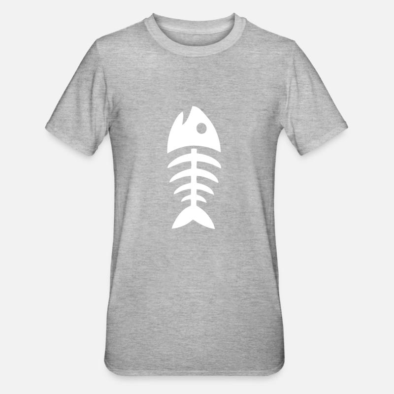 Herringbone - T-shirt polycoton Unisexe - gris chiné