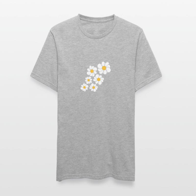 conception de modèle de fleur bleue daisy daisy be T-shirt polycoton Unisexe