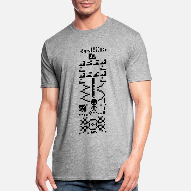 Arecibo Binary Message Answer Reply Unisex Polycotton T-Shirt
