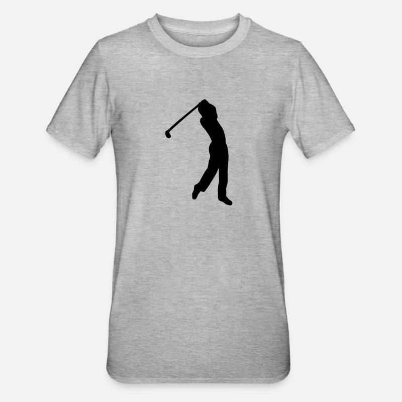 Golf - Unisex Polycotton T-Shirt - heather grey