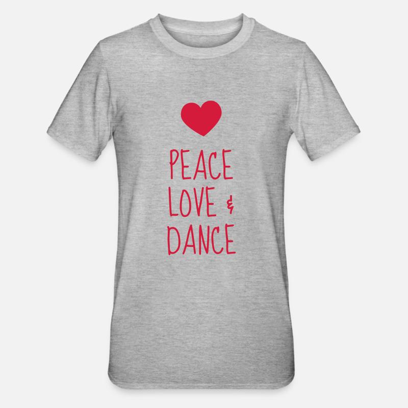 Danse Danseur Danseuse Ballet Opéra - T-shirt polycoton Unisexe - gris chiné