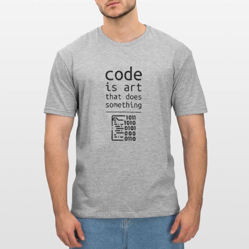 Cadeau de programmeur de développeur de codeur de code T-shirt polycoton Unisexe