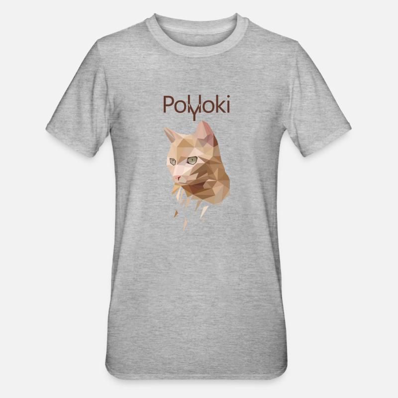 Polyloki - T-shirt polycoton Unisexe - gris chiné