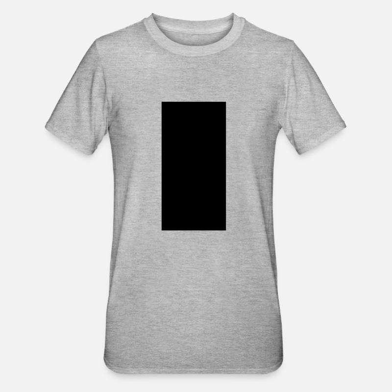 Rectangle - T-shirt polycoton Unisexe - gris chiné