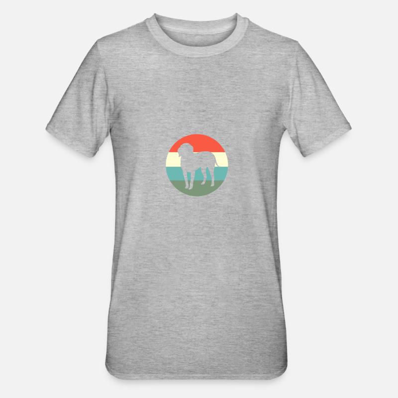 Redbone Coonhound - T-shirt polycoton Unisexe - gris chiné