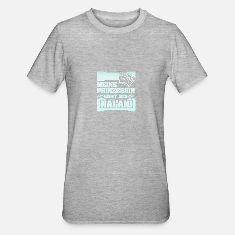 Nalani - T-shirt polycoton Unisexe - gris chiné