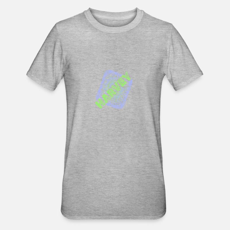Harvey - T-shirt polycoton Unisexe - gris chiné
