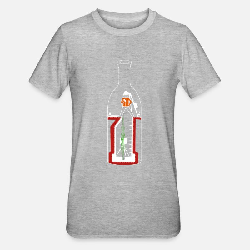 Arpenteur de numérisation - T-shirt polycoton Unisexe - gris chiné