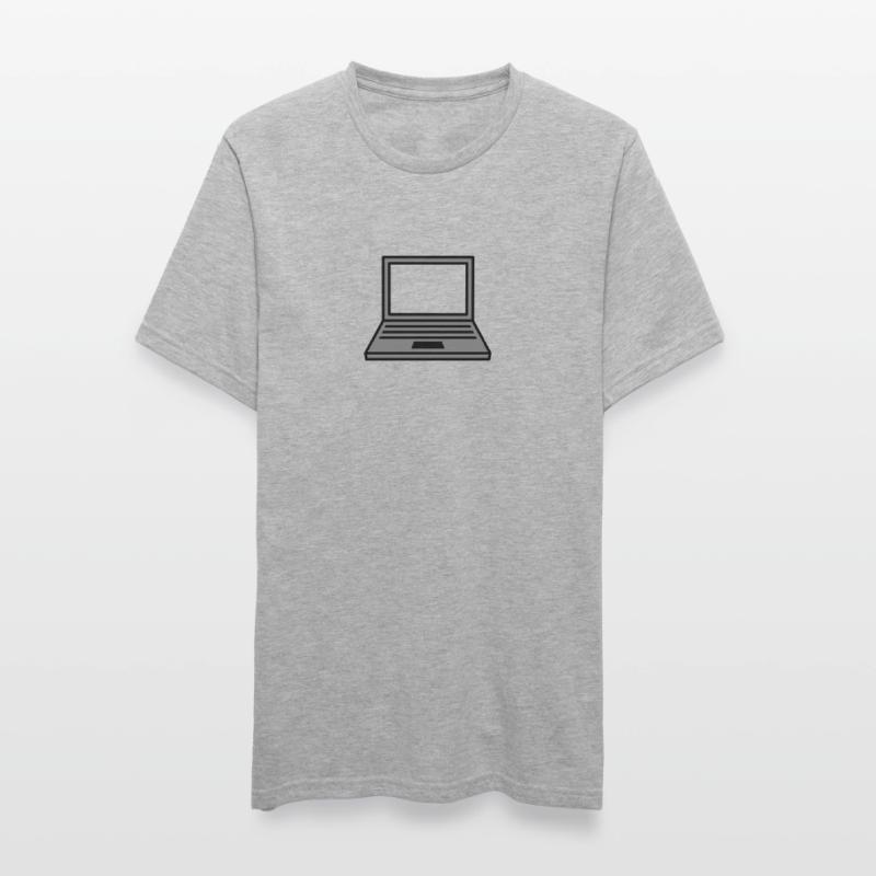 computer laptop notebook pc write screen mobile ta Unisex Polycotton T-Shirt