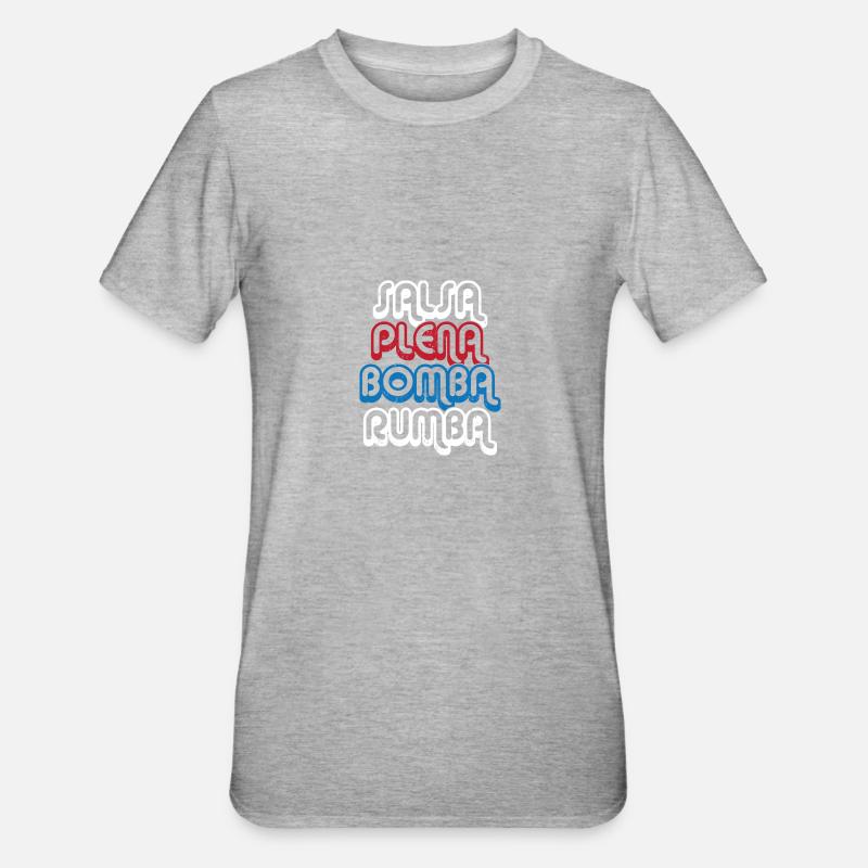 Danseuse de salsa Danseuse - T-shirt polycoton Unisexe - gris chiné