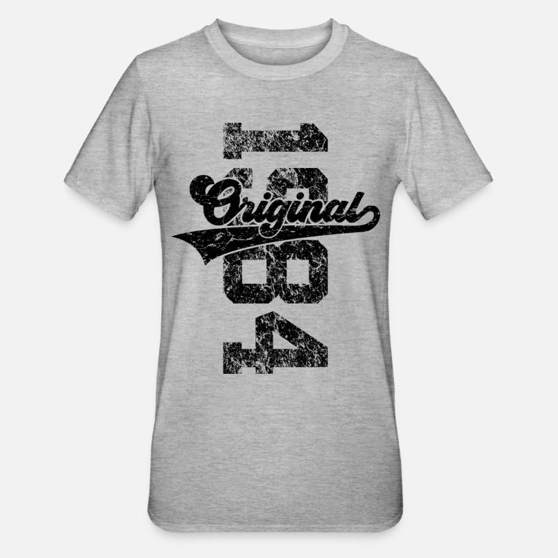 42E ANNIVERSAIRE ORIGINAL 1984 - T-shirt polycoton Unisexe - gris chiné