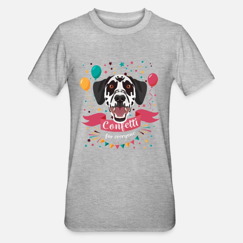 Carnaval dalmate Carnaval - T-shirt polycoton Unisexe - gris chiné