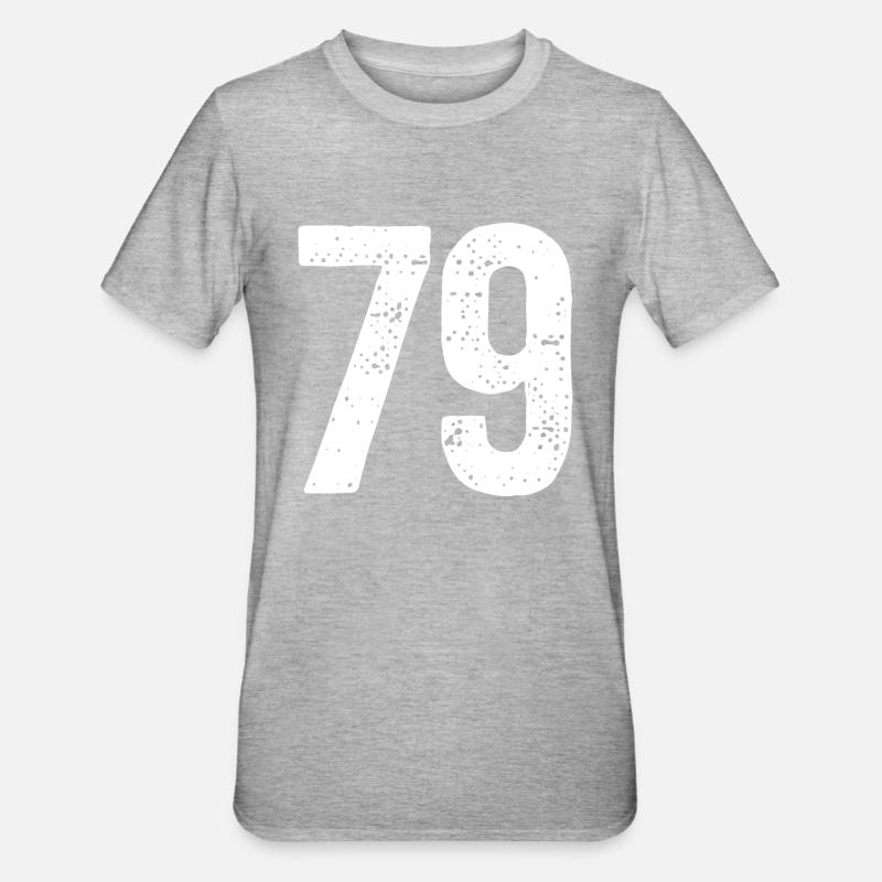 79 Numéros Blanc - T-shirt polycoton Unisexe - undefined