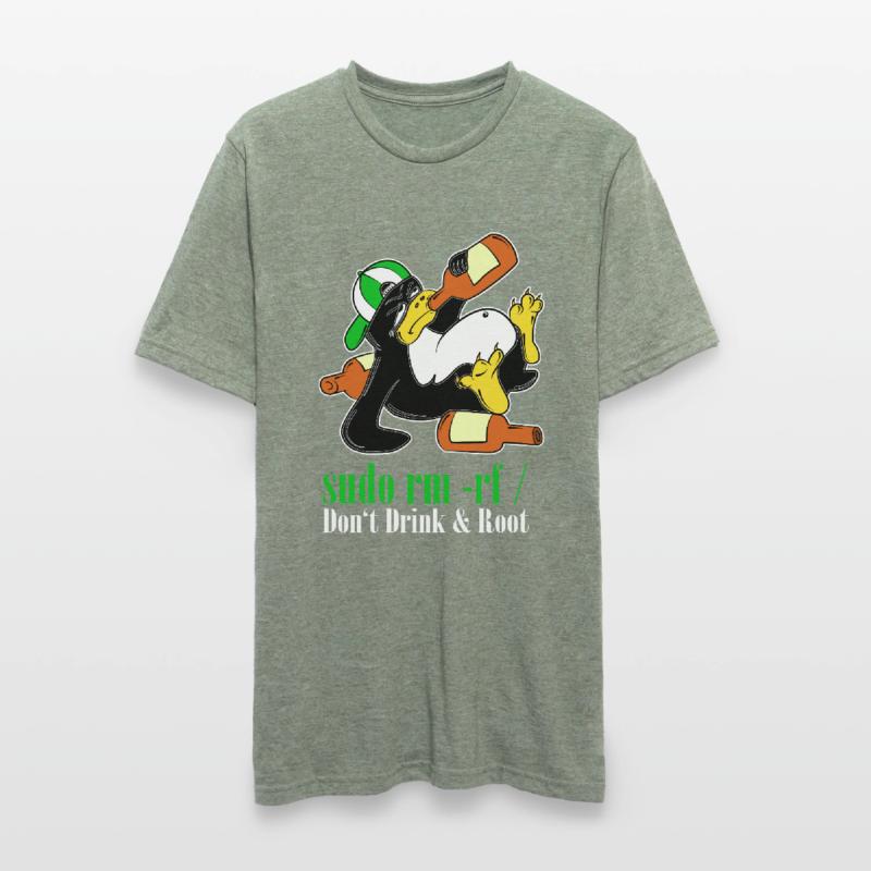 Linux Pinguin Sudo Admin Lustig Informatik PC Nerd Unisex Polycotton T-Shirt