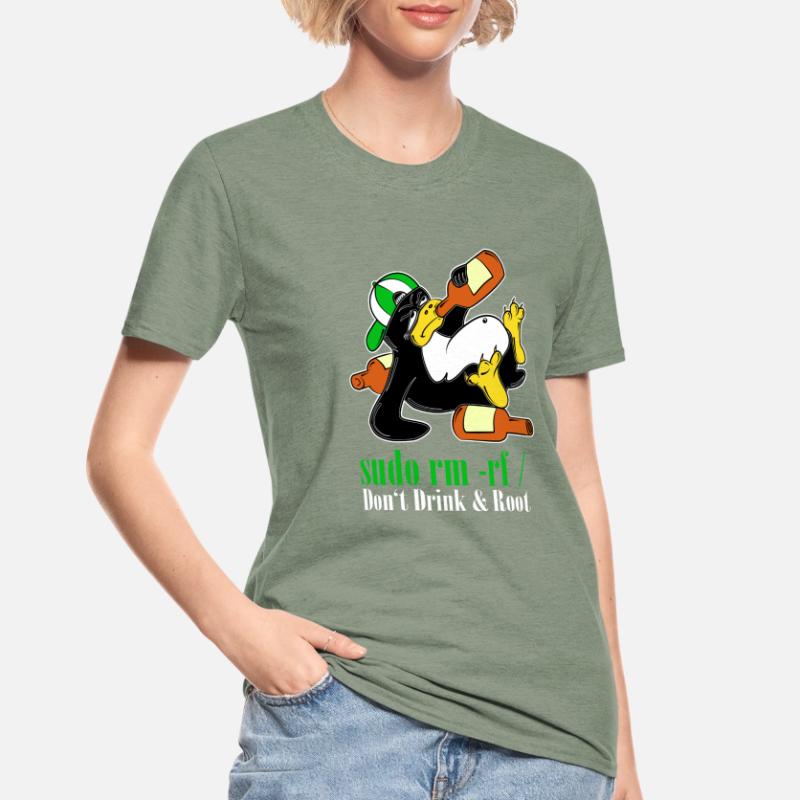 Linux Penguin Sudo Admin Funny Computer Science PC Nerd Unisex Polycotton T-Shirt