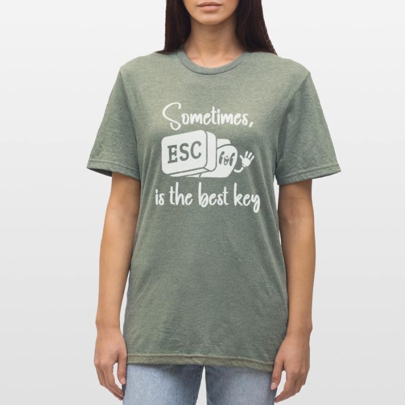 Software Engineer Computer Key Programming Unisex Polycotton T-Shirt