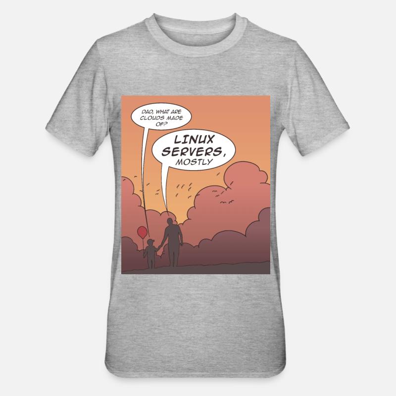 Funny coding programming languages design - Unisex Polycotton T-Shirt - heather grey