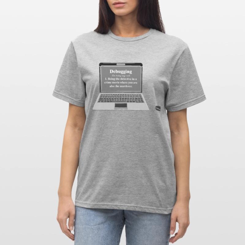 Lustiges Computer Debugging Programmierer Design Unisex Polycotton T-Shirt