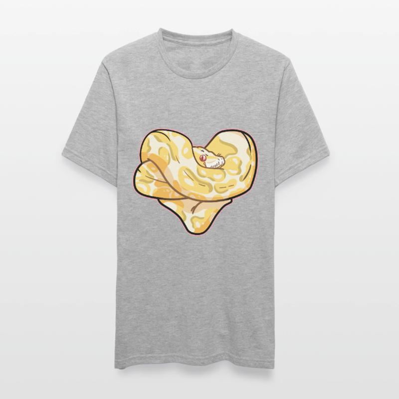Python heart Unisex Polycotton T-Shirt