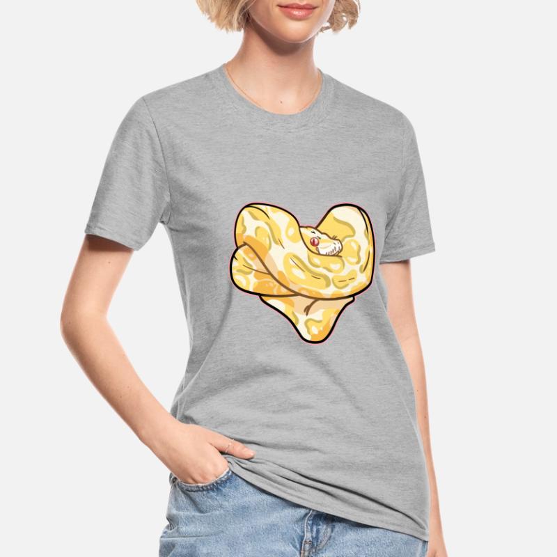 Python heart Unisex Polycotton T-Shirt