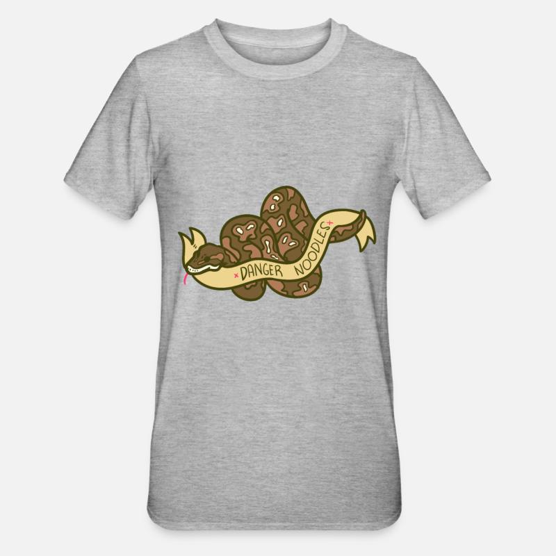 python - T-shirt polycoton Unisexe - gris chiné
