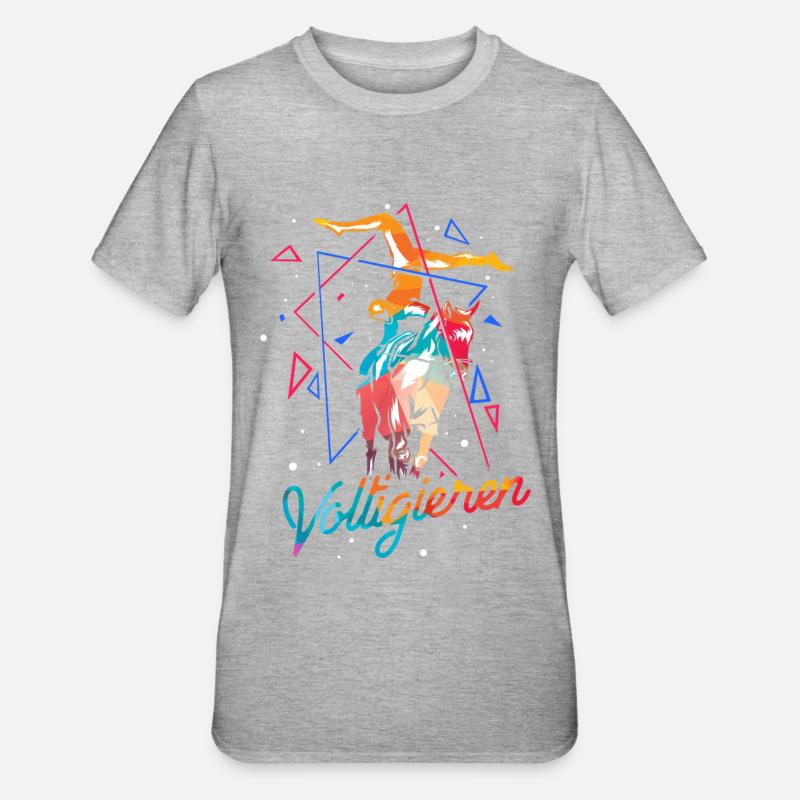 Voltigage - T-shirt polycoton Unisexe - gris chiné