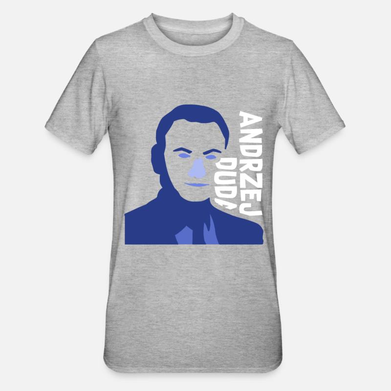 Andrzej Duda - T-shirt polycoton Unisexe - gris chiné