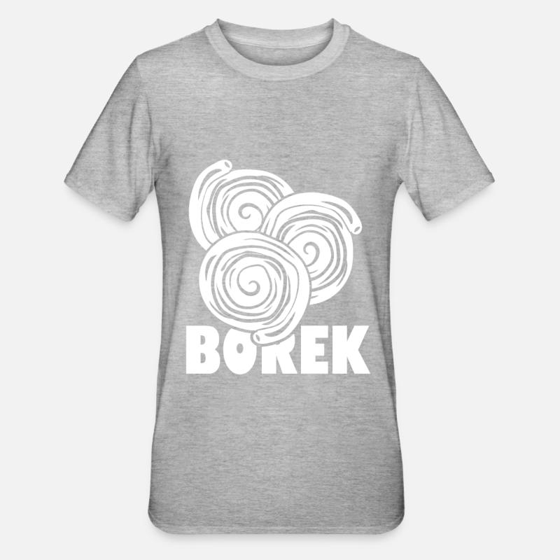 Borek - T-shirt polycoton Unisexe - gris chiné