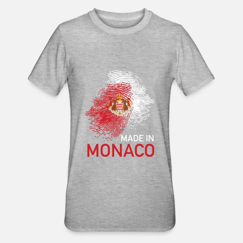 ADN de Monaco - T-shirt polycoton Unisexe - gris chiné
