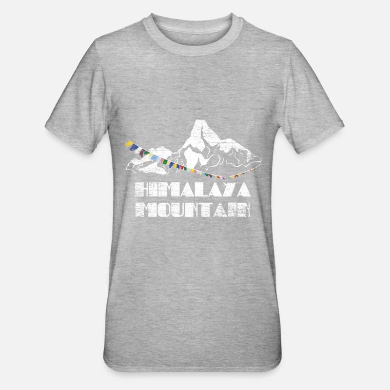 Himalaya Cadeau - T-shirt polycoton Unisexe - gris chiné