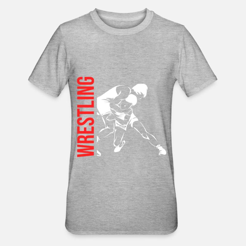 Lutte de lutte - T-shirt polycoton Unisexe - gris chiné