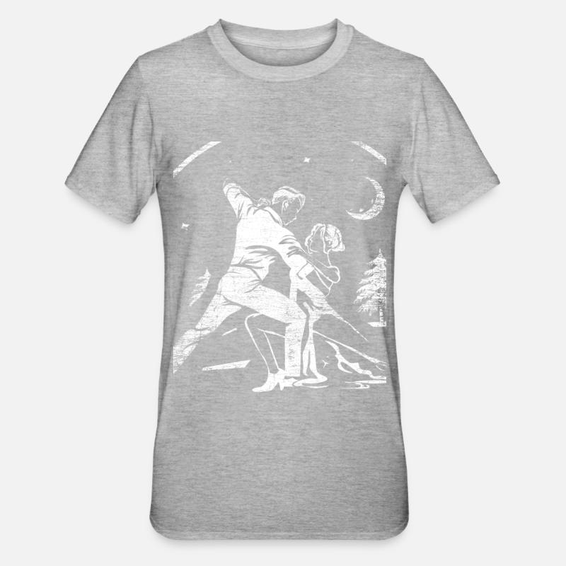 Danse Tango - T-shirt polycoton Unisexe - gris chiné