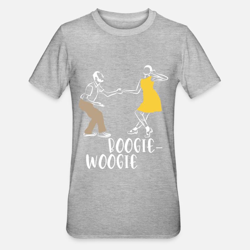 Boogie Woogie - T-shirt polycoton Unisexe - gris chiné