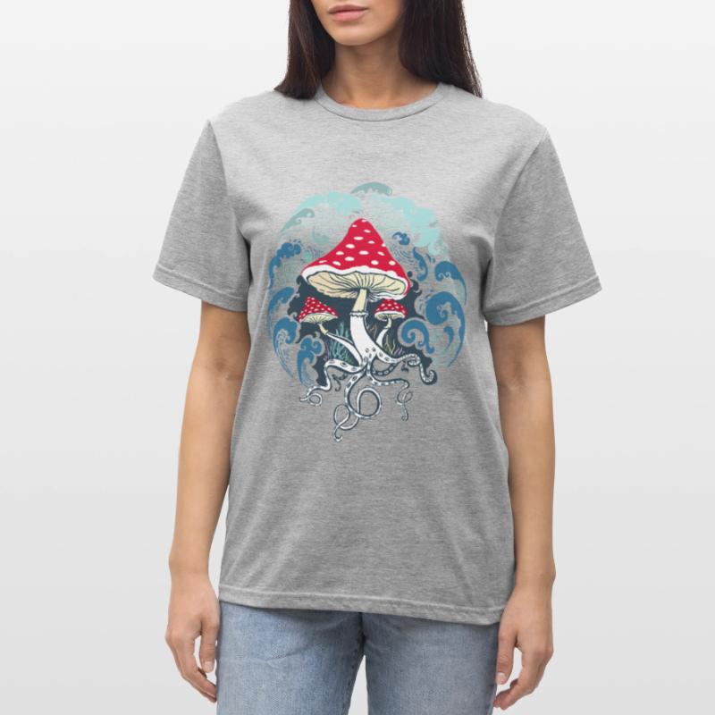 Toadstool toadstools Unisex Polycotton T-Shirt