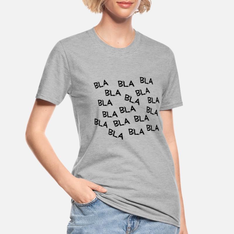 Bla blah blah oder blah blah blah. Gute oder fake news. Unisex Polycotton T-Shirt