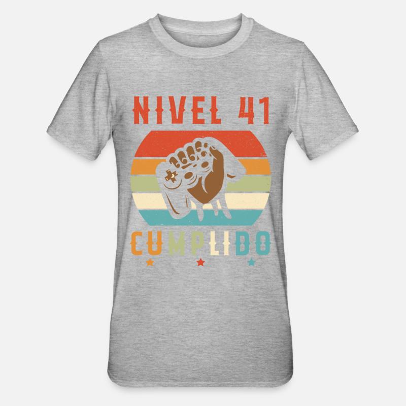 Niveau 41 Complet - T-shirt polycoton Unisexe - gris chiné