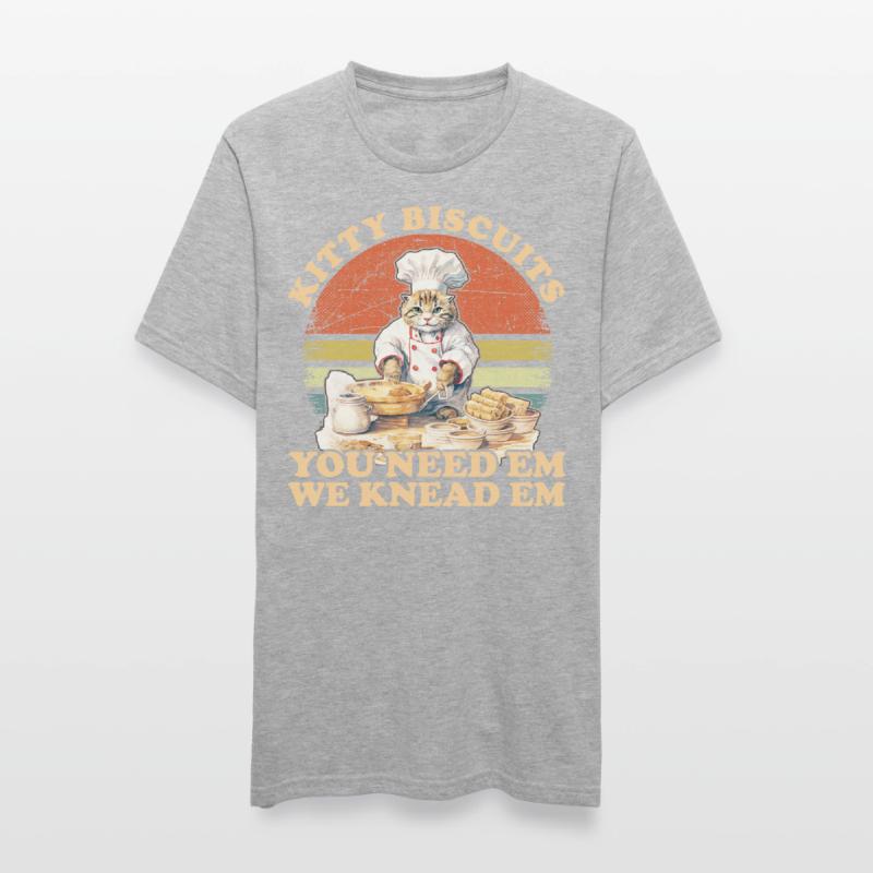 Kitty Biscuits Cat Cat Biscuits Baker Baker T-shirt polycoton Unisexe
