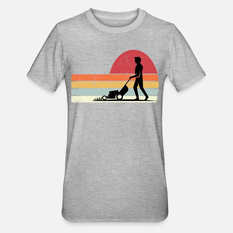 Tondeuse - T-shirt polycoton Unisexe - gris chiné