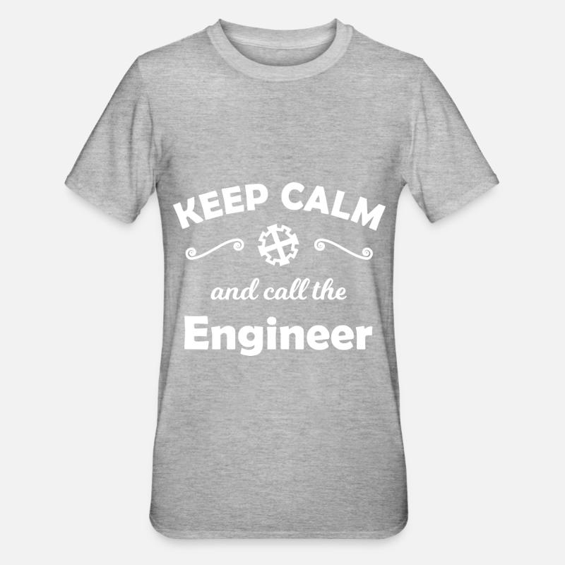 Technology and mechanical engineering - Unisex Polycotton T-Shirt - heather grey