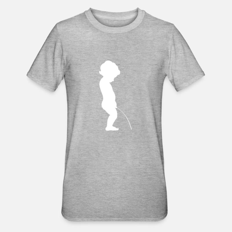 whiteman - T-shirt polycoton Unisexe - gris chiné