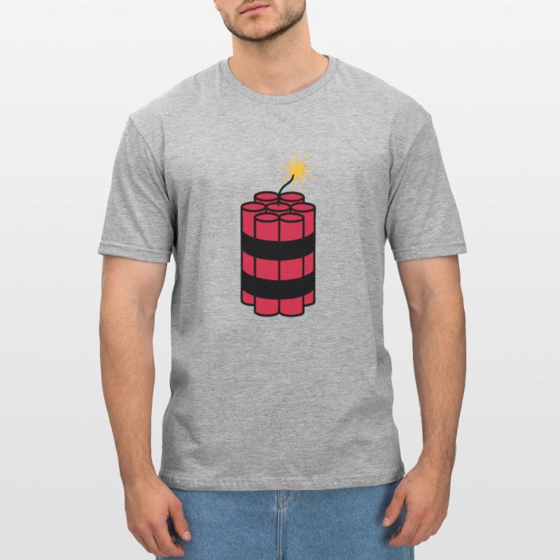 lit tnt dynamite explode explosion spre Unisex Polycotton T-Shirt