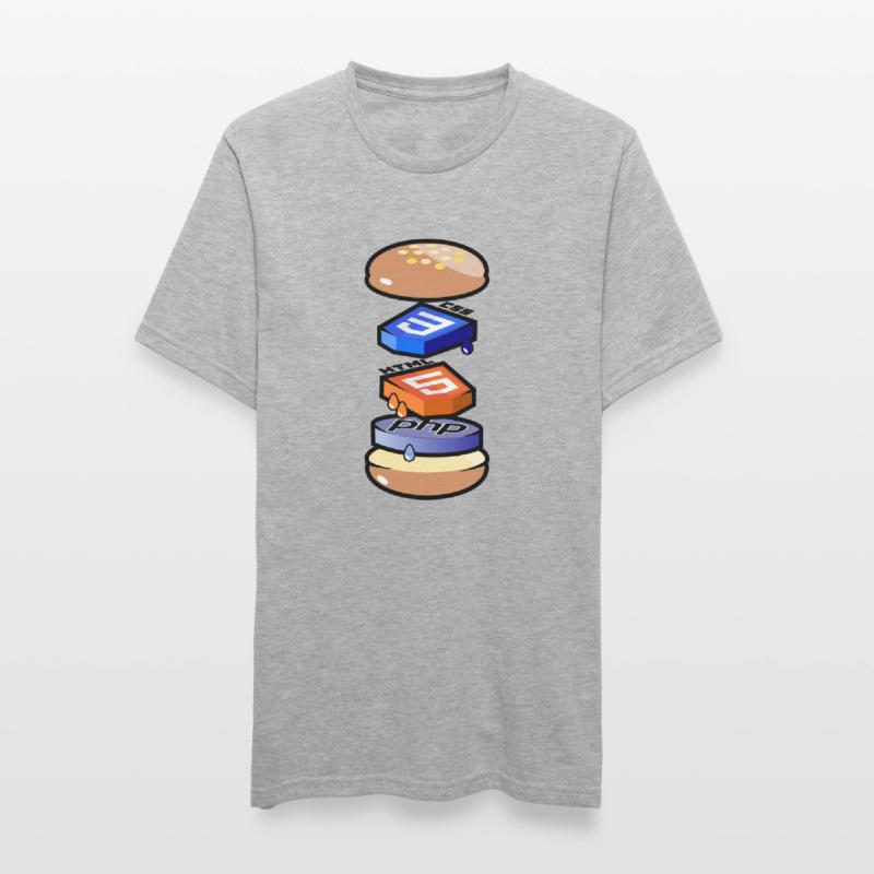 Programmeur informatique en Html, Css et Php T-shirt polycoton Unisexe