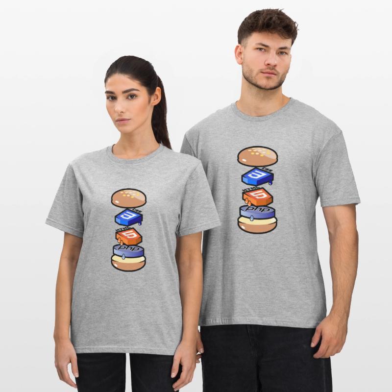 Computerprogrammierer in HTML, CSS und PHP Unisex Polycotton T-Shirt