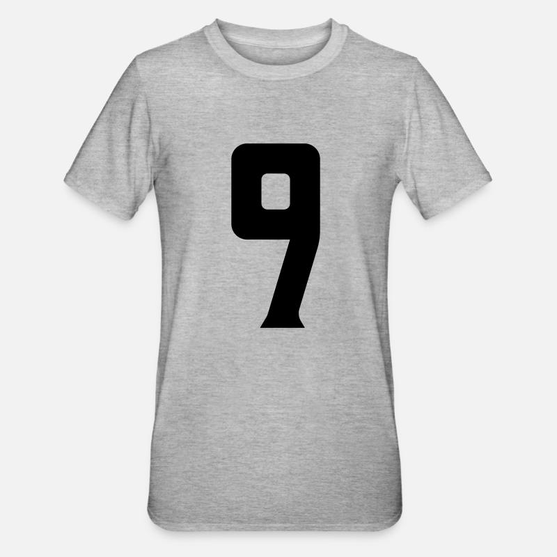 9 - T-shirt polycoton Unisexe - gris chiné