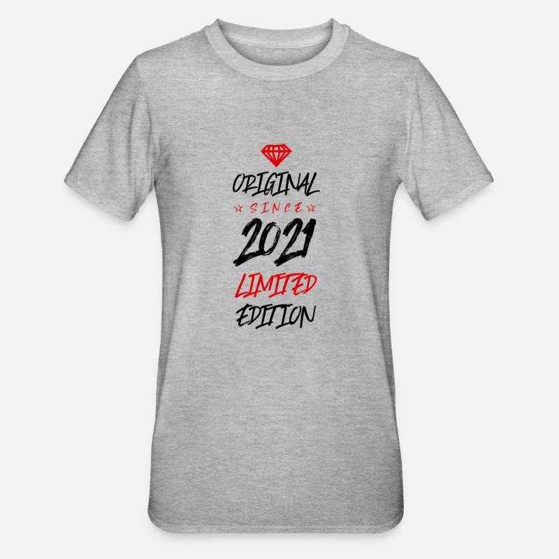 Édition limitée 2021 - T-shirt polycoton Unisexe - gris chiné