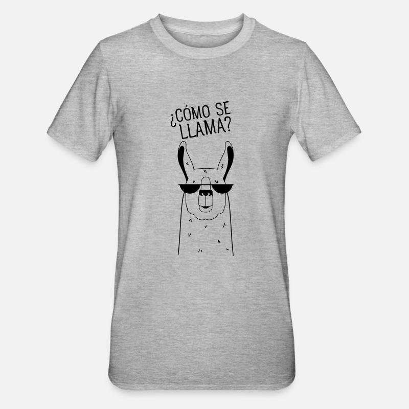 ¿Cómo Se Llama? - T-shirt polycoton Unisexe - gris chiné