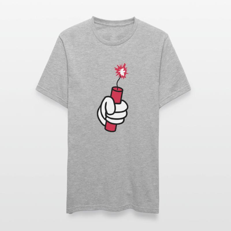 main tnt dynamite exploser ex T-shirt polycoton Unisexe