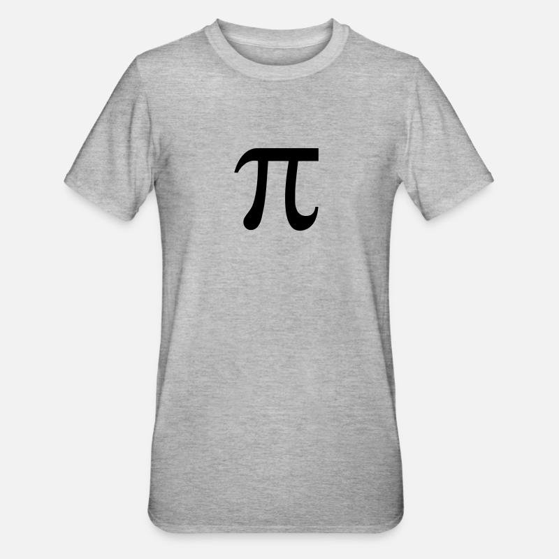 PI - Unisex Polycotton T-Shirt - Grau meliert