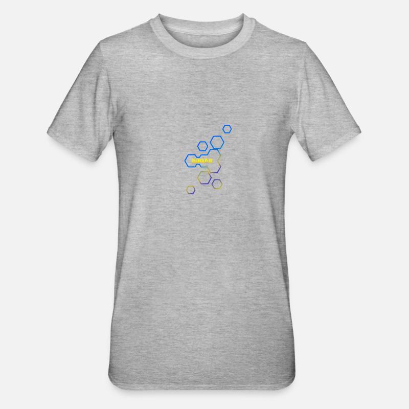 Edgar - T-shirt polycoton Unisexe - gris chiné